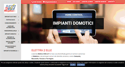 Desktop Screenshot of elettra2elle.it