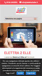 Mobile Screenshot of elettra2elle.it
